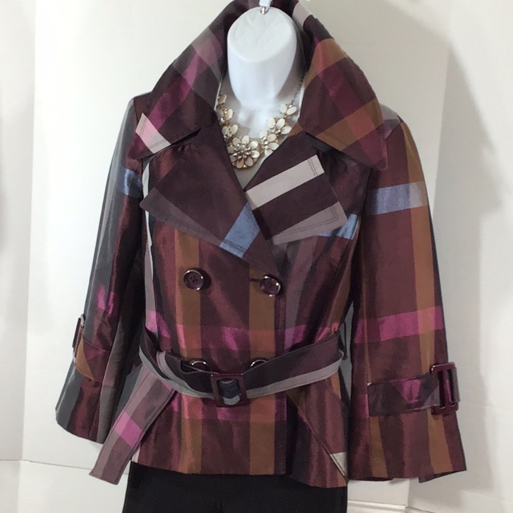 Yoana Baraschi metallic belted jacket